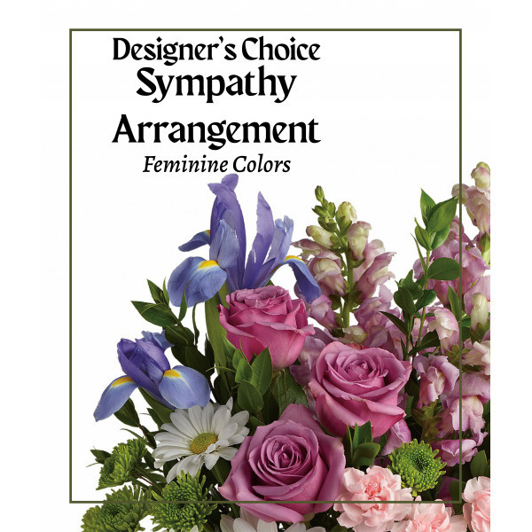 Feminine Colors Sympathy Designer Choice