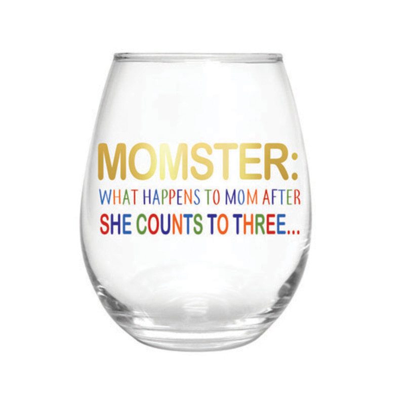 Momster Stemless Wine Glass  - Same Day Delivery