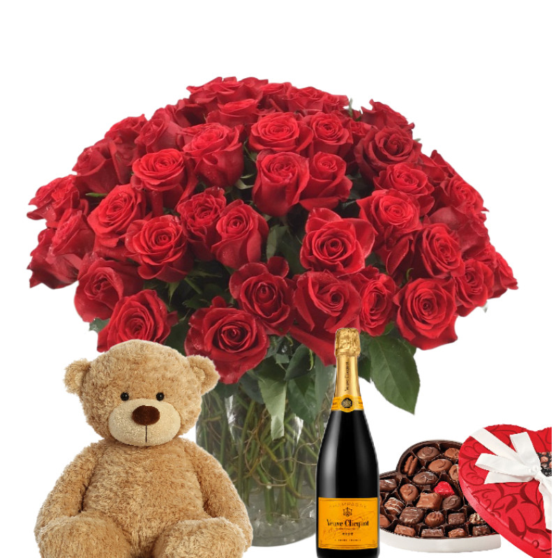 My Lucky Valentine Luxe Package - Same Day Delivery