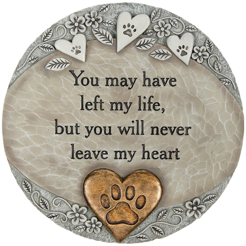 Pet Heart Garden Stone - Same Day Delivery