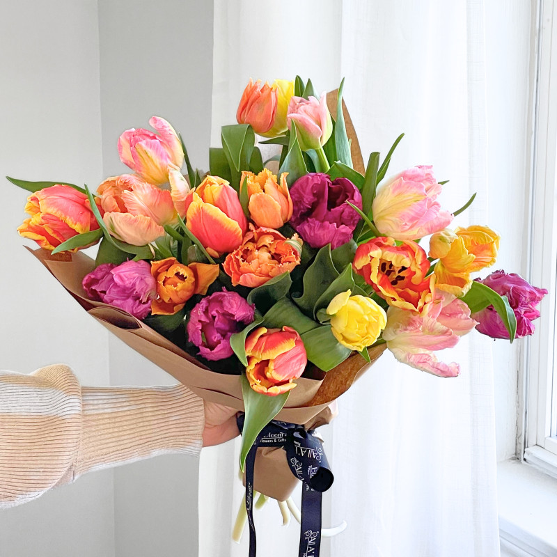 Kansas City Premium Locally Grown Tulip Bundle - Same Day Delivery