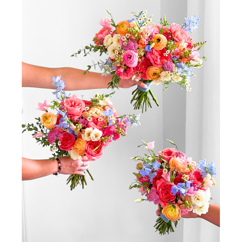 Signature Wedding Bouquet - Colorful & Elegant - Same Day Delivery