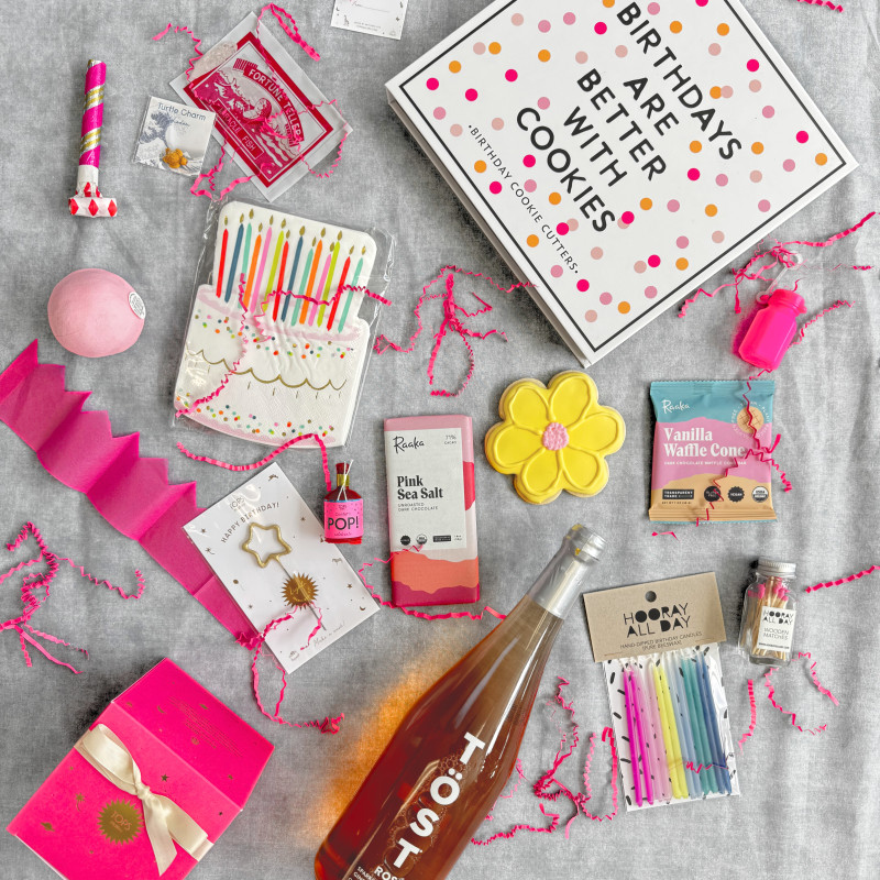 Birthday In A Box Gift Crate  - Same Day Delivery