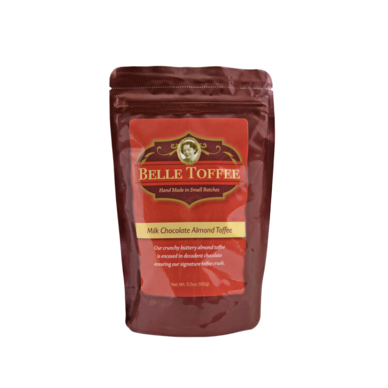 Belle Toffee Milk Chocolate Almond Toffee 5.5oz - Same Day Delivery