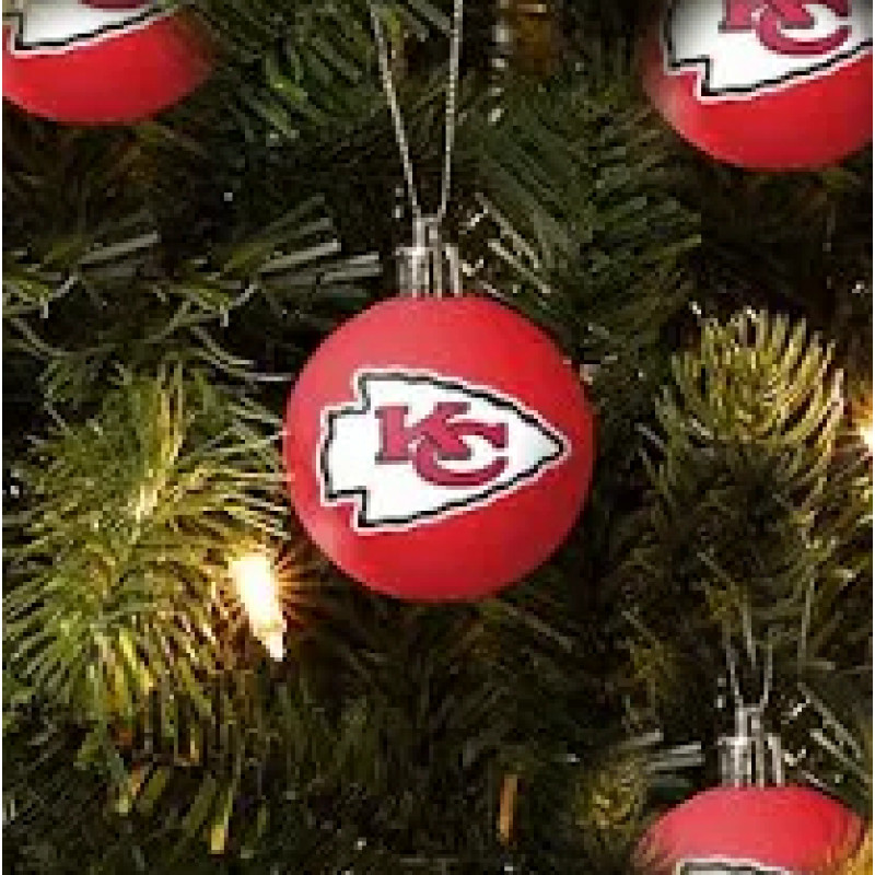 Kansas City Chiefs Ball Ornament - Same Day Delivery