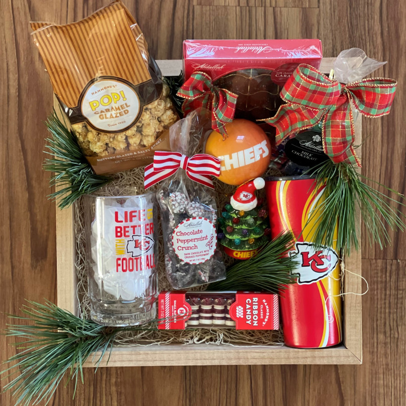 KC Chiefs Gift Crate - Same Day Delivery