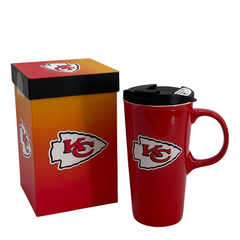 Kansas City Chiefs Mug with Flowers - Same Day Delivery