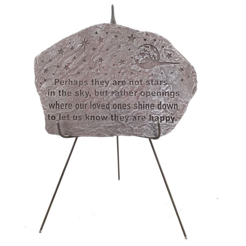 Memorial Garden Stone -Stars In The Sky - Same Day Delivery