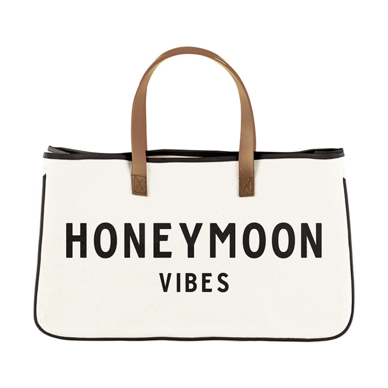 Canvas Tote - Honeymoon Vibes - Same Day Delivery