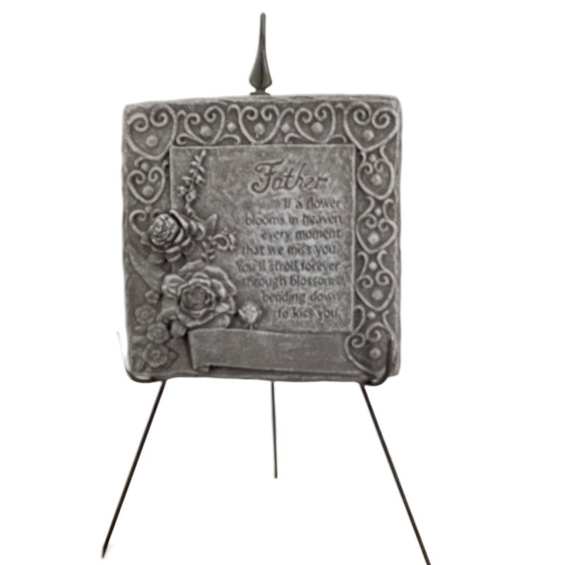 Memorial Garden Stone - Father - Same Day Delivery