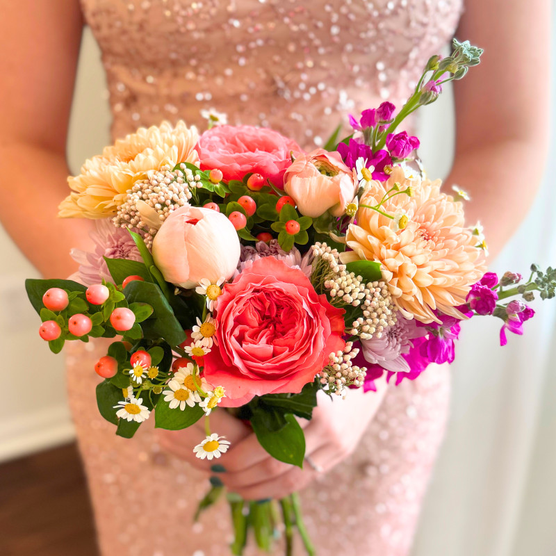 Prom Bouquet - Garden Blooms - Same Day Delivery