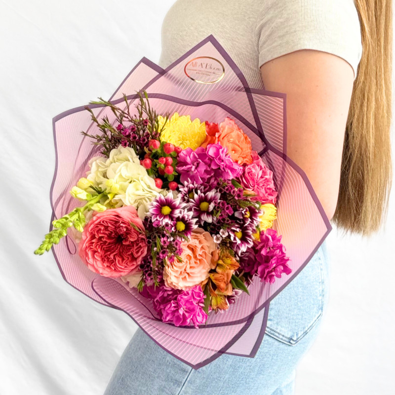 Fresh Hand-Tied Bouquet - L - Same Day Delivery