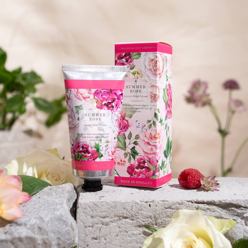 English Soap Co Hand Cream Summer Rose - Same Day Delivery