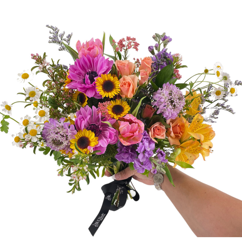 Hand-tied Bouquet Featuring Local Kansas City Farms  - Same Day Delivery