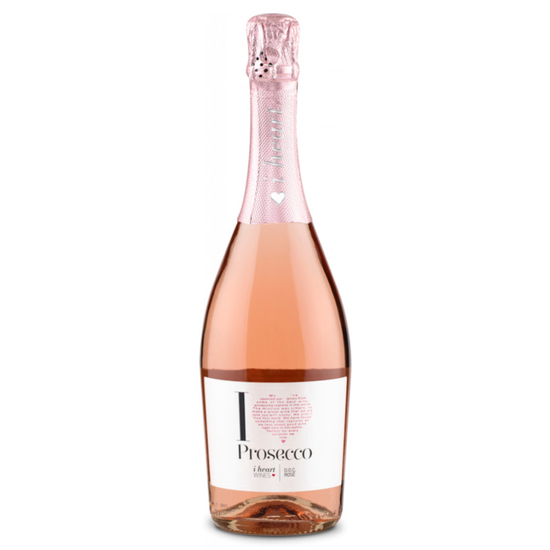 I Heart Prosecco Sparkling Rose - Same Day Delivery