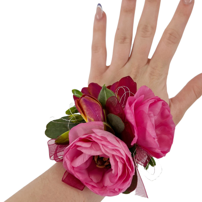Sweet Pinks Prom Corsage - Same Day Delivery