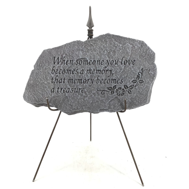 Memorial Garden Stone - A Treasure - Same Day Delivery