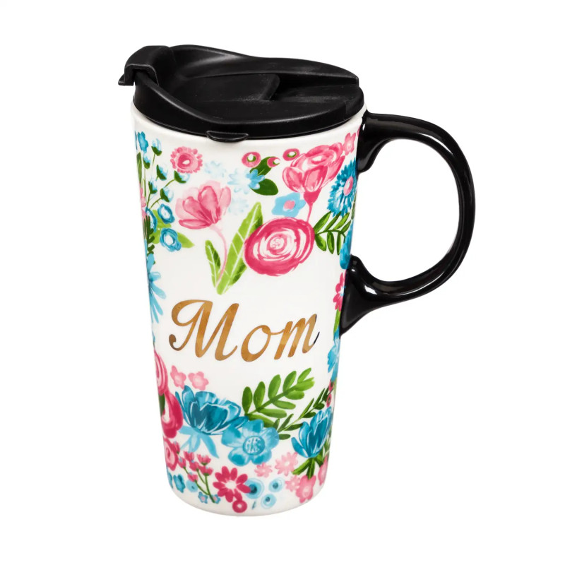 Mom - Ceramic Travel Mug 17oz - Same Day Delivery