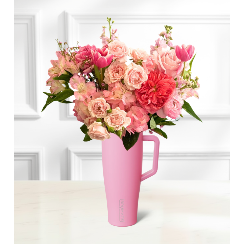 BruMate Primrose Era 40oz Tumbler with Flowers - Same Day Delivery