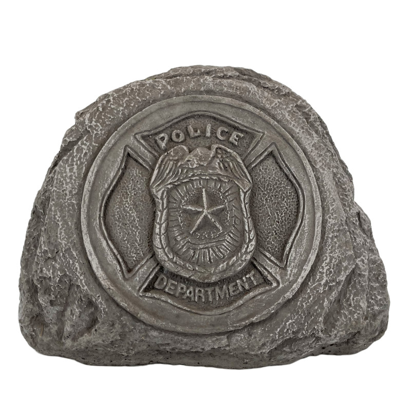 Standing Garden Stone - Police Dept - Same Day Delivery