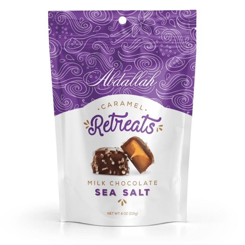 Abdallah Milk Chocolate Sea Salt 4oz - Same Day Delivery