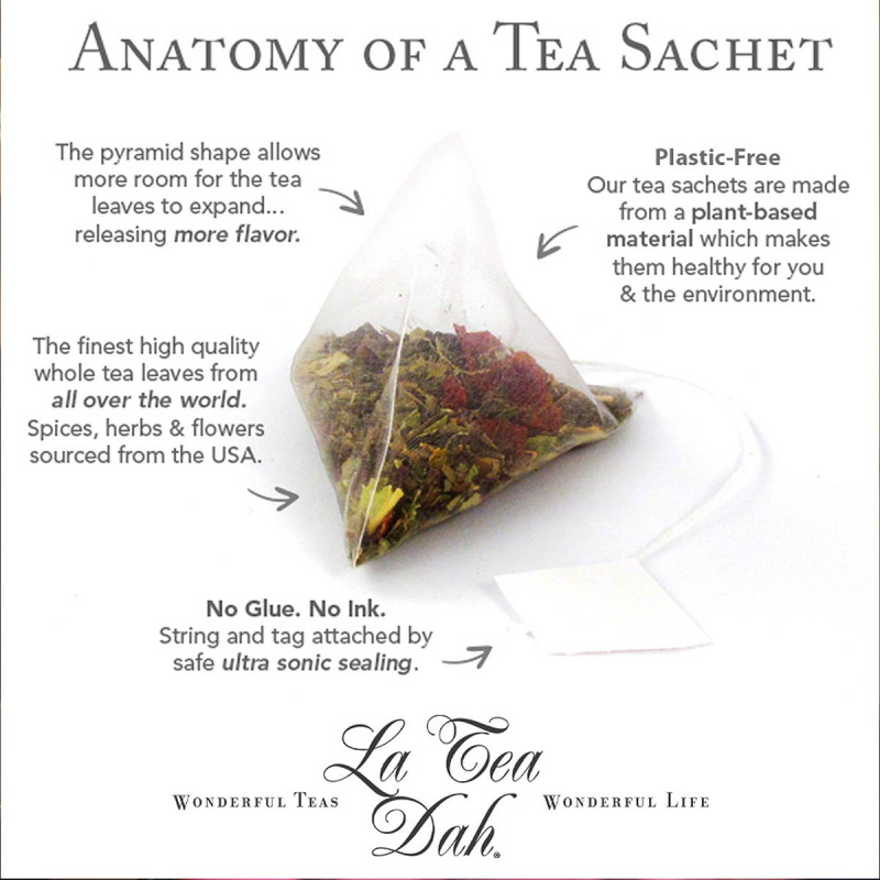 Orange Almond Botanical Blends -12 Tea Sachets - Same Day Delivery
