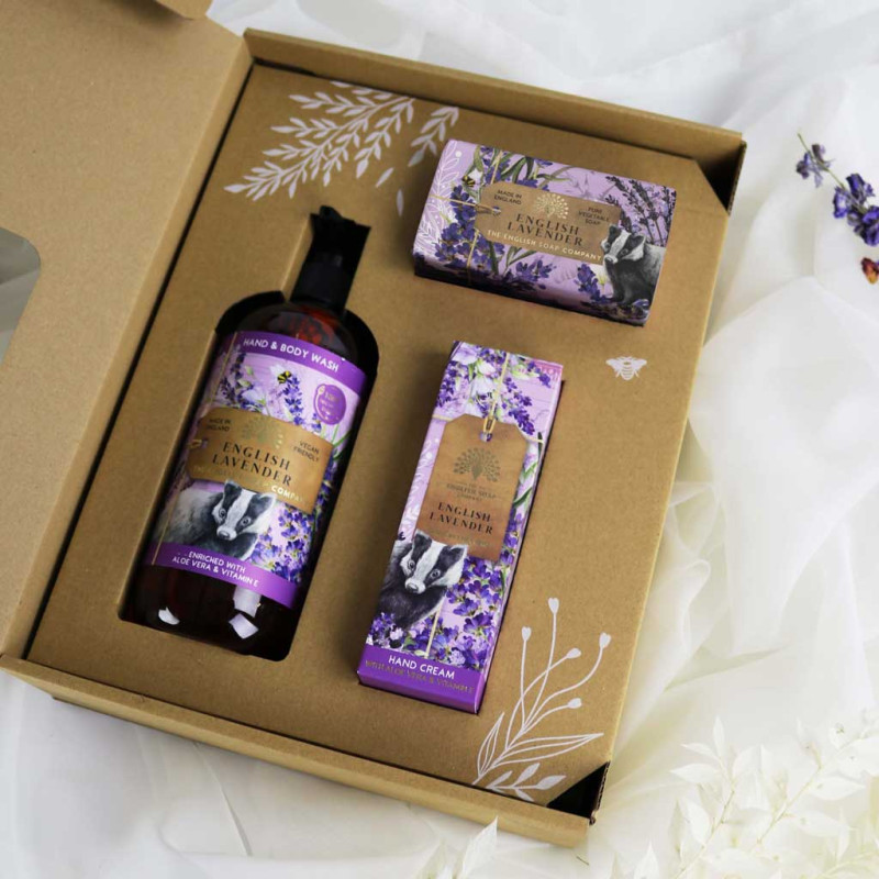 English Soap Co Hand & Body Gift Set English Lavender - Same Day Delivery