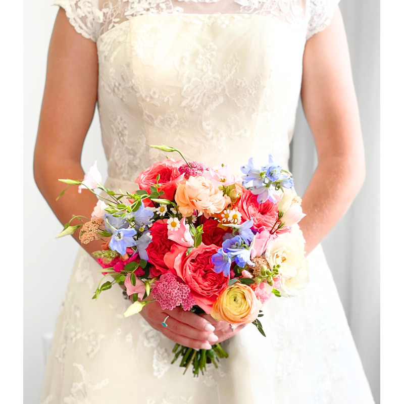 Petite Wedding Bouquet - Colorful & Elegant - Same Day Delivery