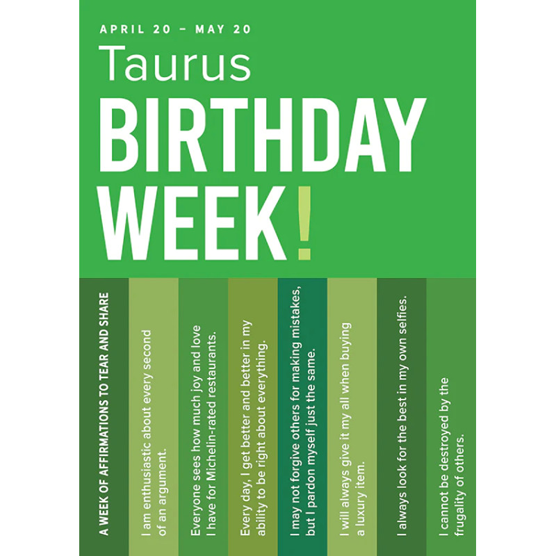 Taurus Astrology Greeting Card - Same Day Delivery