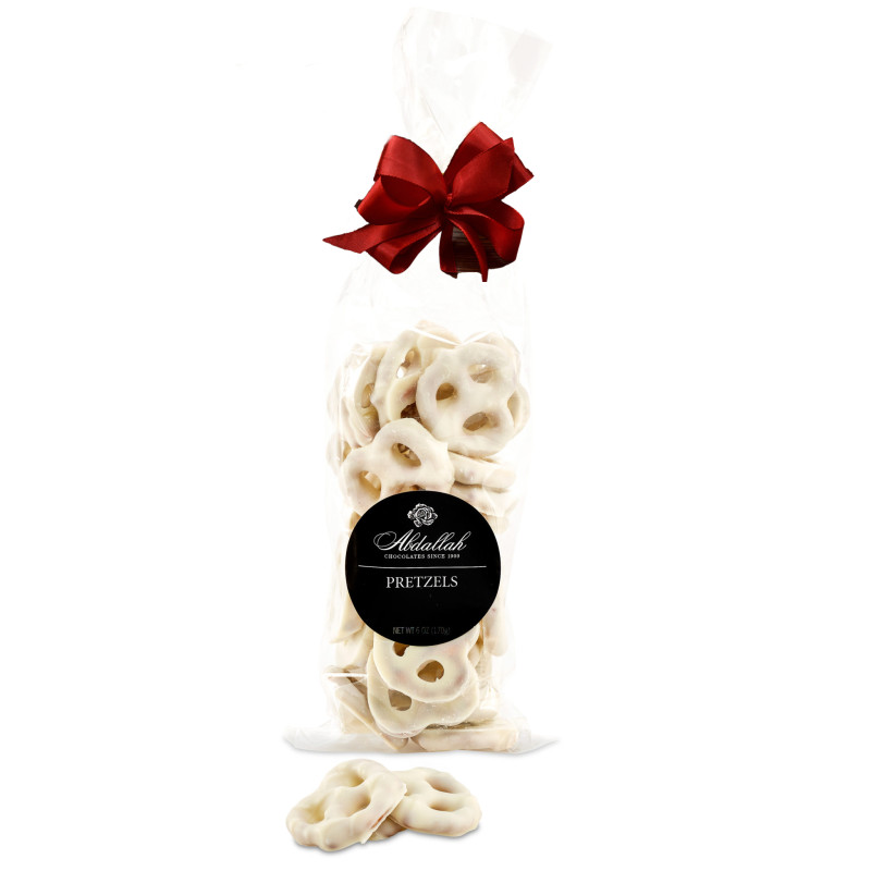 Abdallah White Chocolate Pretzels - Same Day Delivery