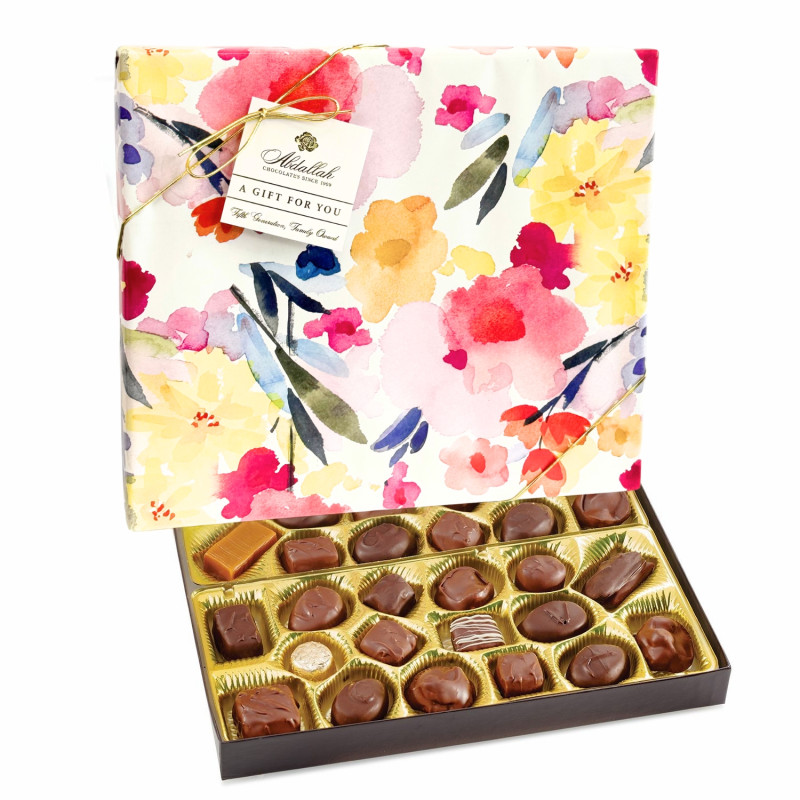 Abdallah Assorted Chocolate 15oz - Spring Gift Wrap  - Same Day Delivery