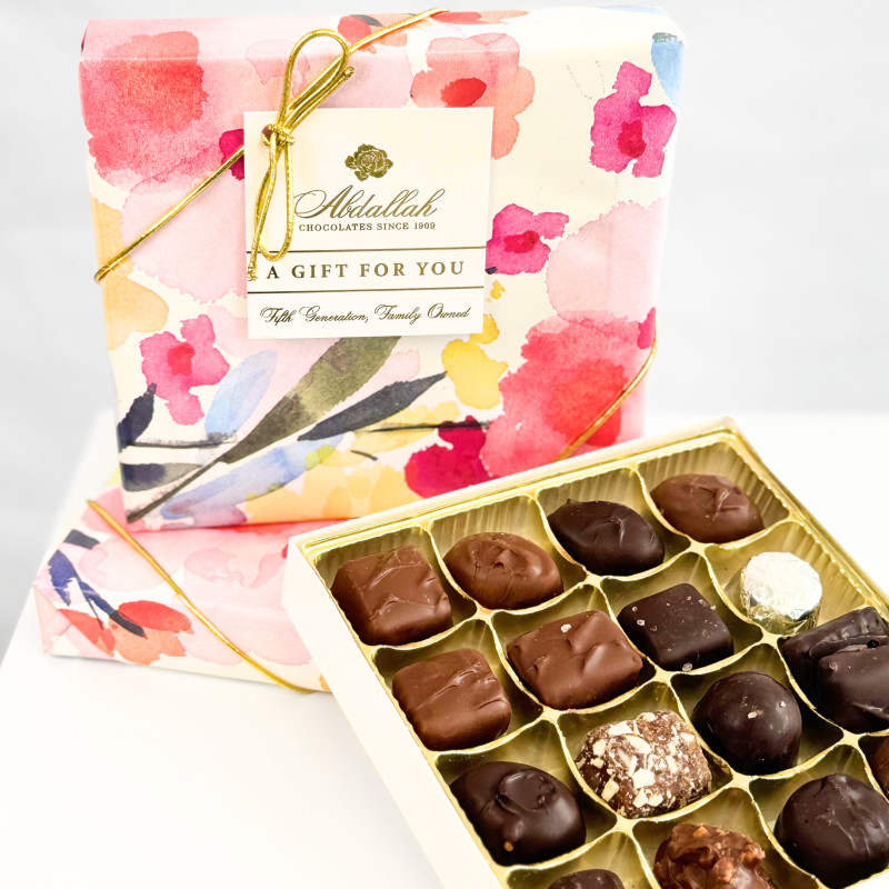 Abdallah Assorted Chocolate 6.25 oz - Spring Gift Wrap - Same Day Delivery