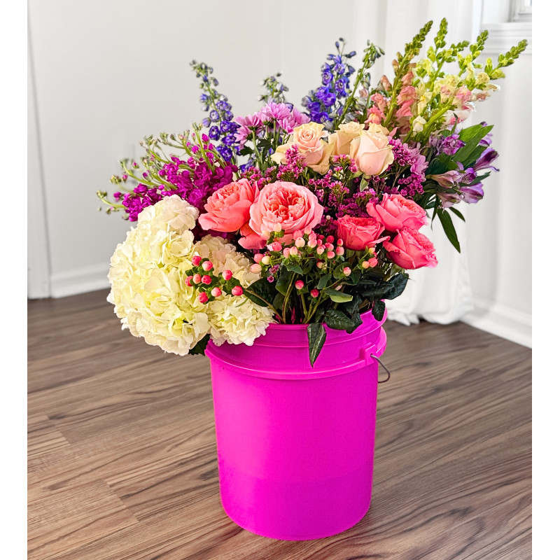 DIY Bucket of Blooms - Same Day Delivery