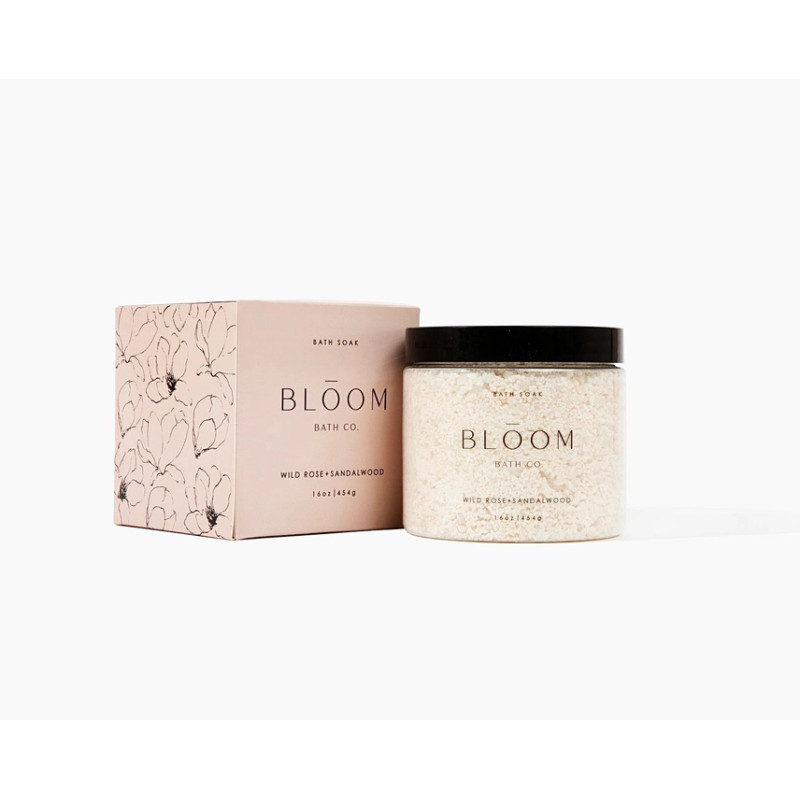 Bloom Bath Co Wild Rose Bath Soak - Same Day Delivery