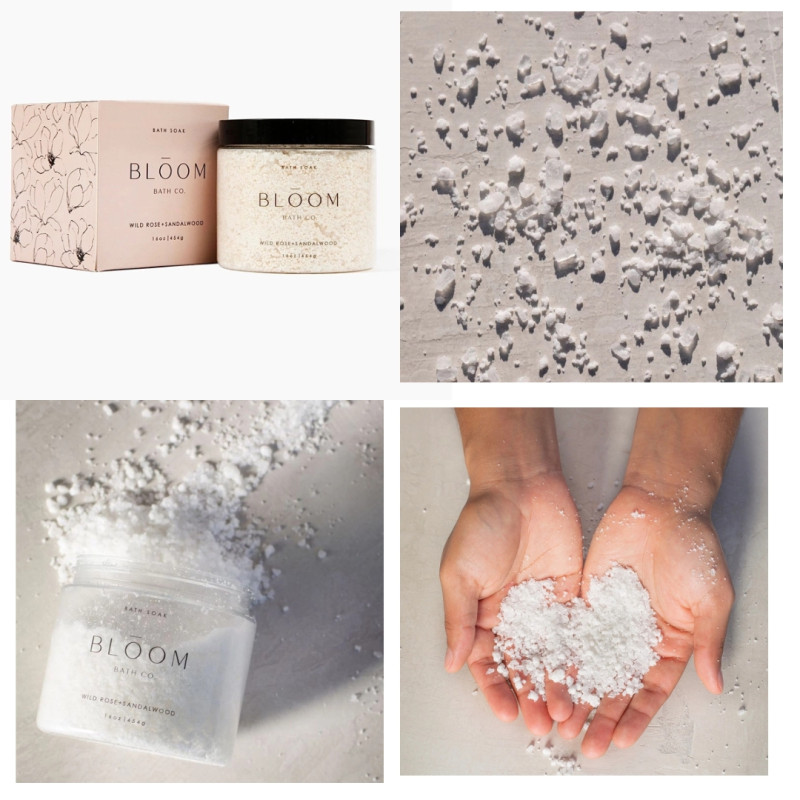 Bloom Bath Co Wild Rose Bath Soak - Same Day Delivery