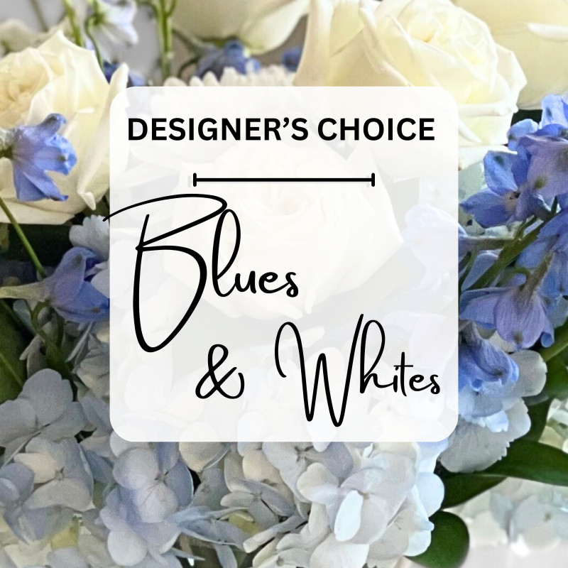 Blues and Whites Designer Choice - Same Day Delivery