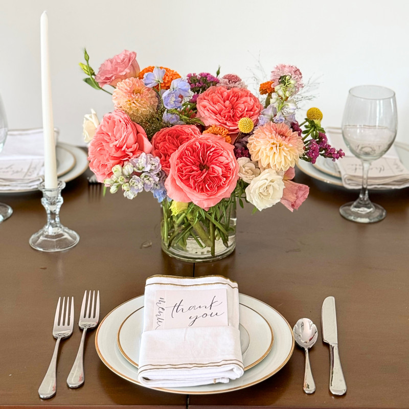 Petite Centerpiece  - Bright & Colorful  - Same Day Delivery