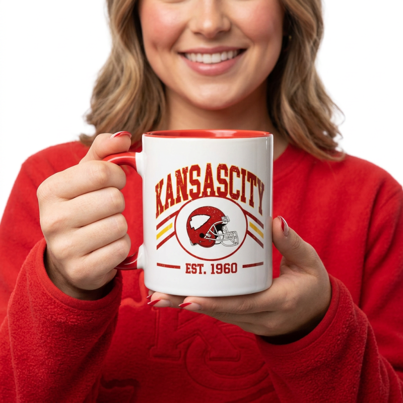 Kc Chiefs Football Est 1960 Coffee Mug - Same Day Delivery
