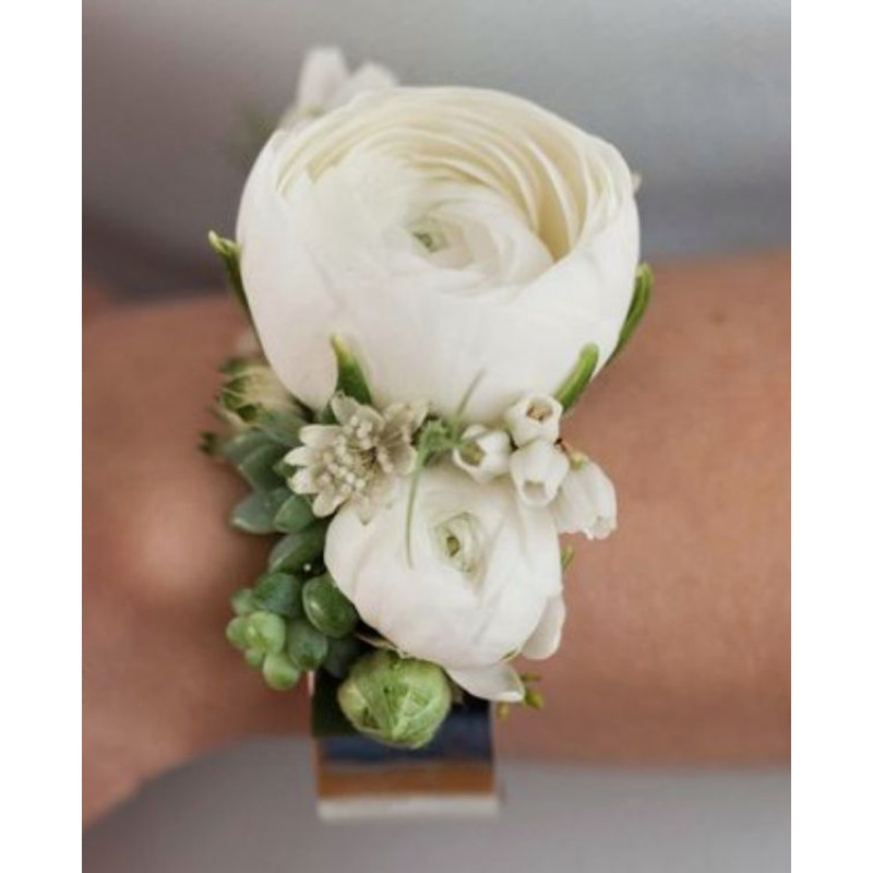 Gold Cuff Prom Corsage  - Same Day Delivery