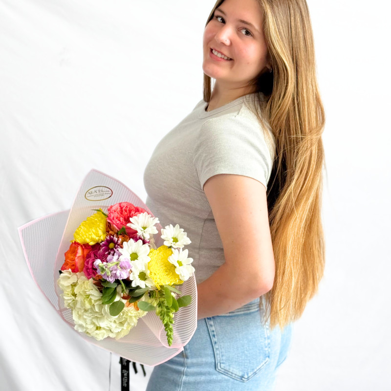 Fresh Hand-Tied Bouquet - S - Same Day Delivery