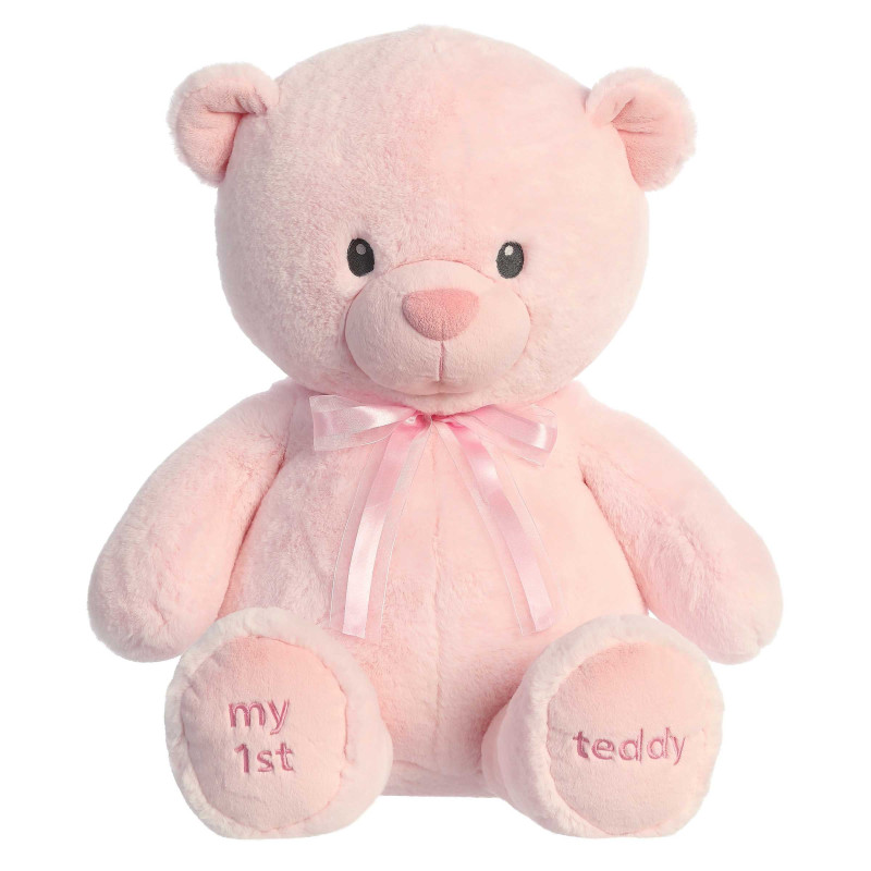 My First Teddy - Pink 28 inch Plush  - Same Day Delivery