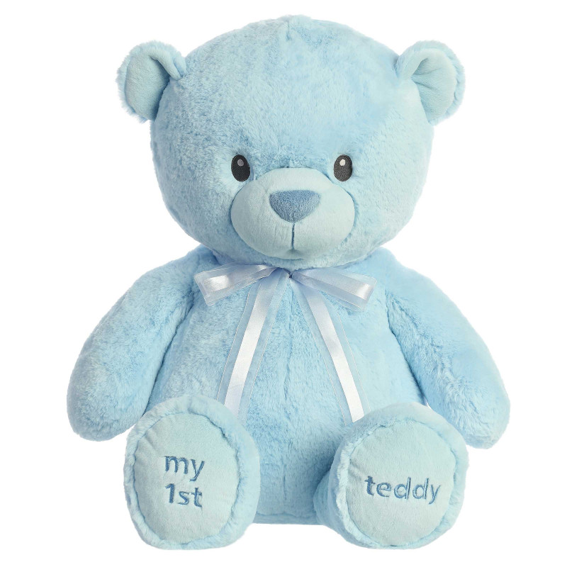 My First Teddy - Blue 28 inch Blue - Same Day Delivery