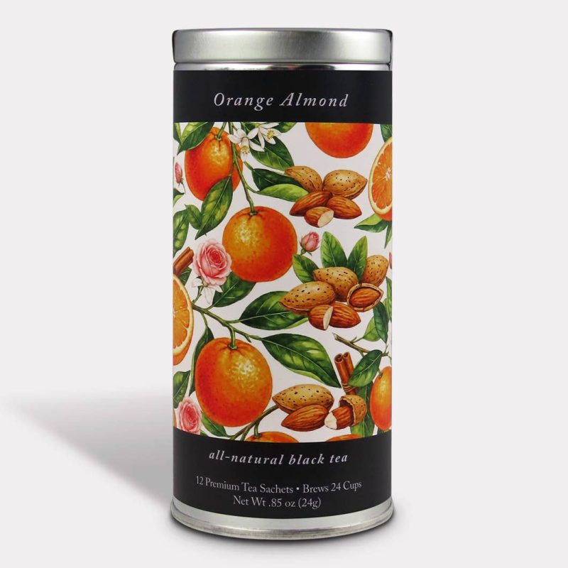 Orange Almond Botanical Blends -12 Tea Sachets - Same Day Delivery