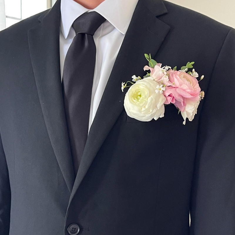 Pocket Square - Soft Pinks & Creams - Same Day Delivery