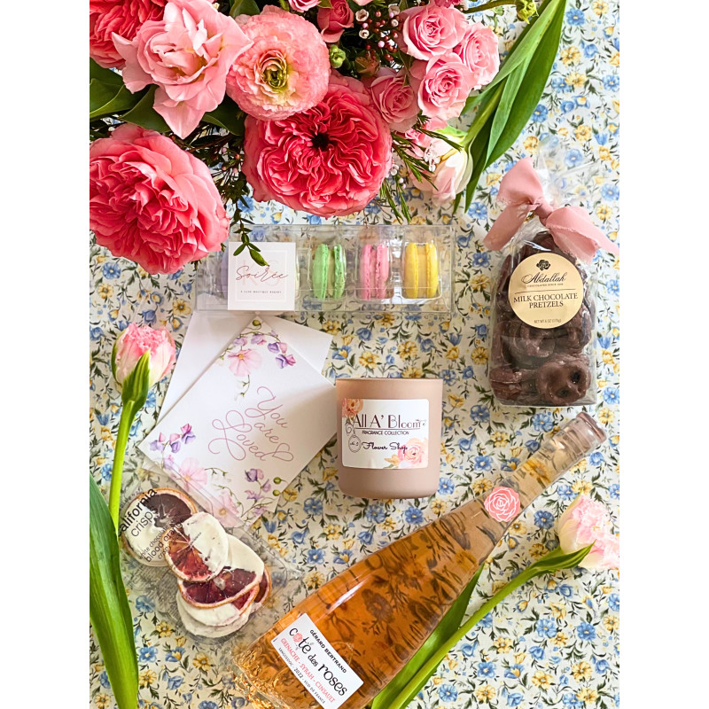 Pretty in Pink Gift Crate - Same Day Delivery