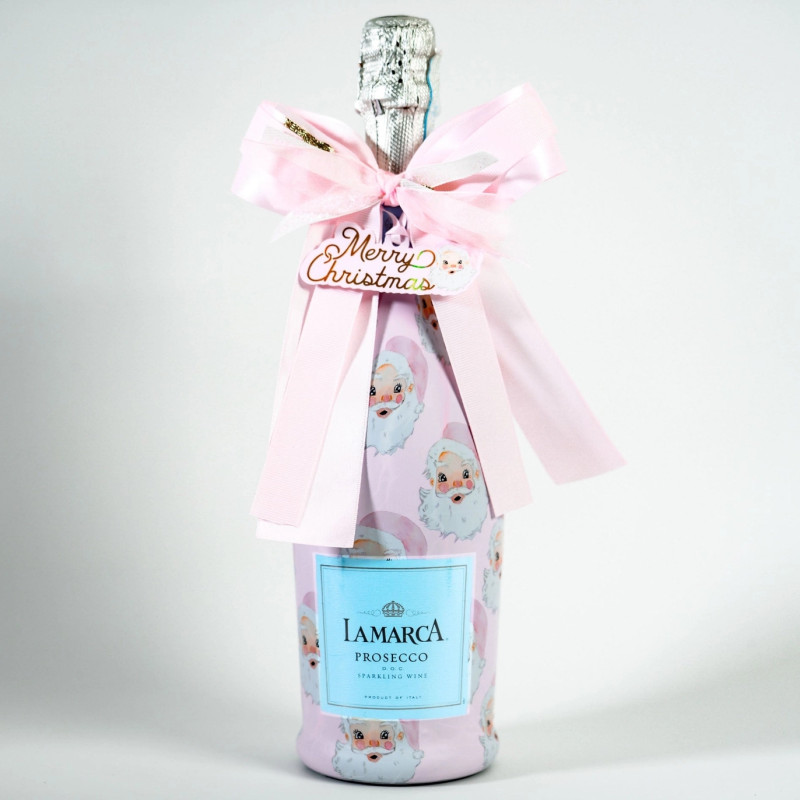 Limited Edition Pink Santa La Marca Prosecco - Same Day Delivery