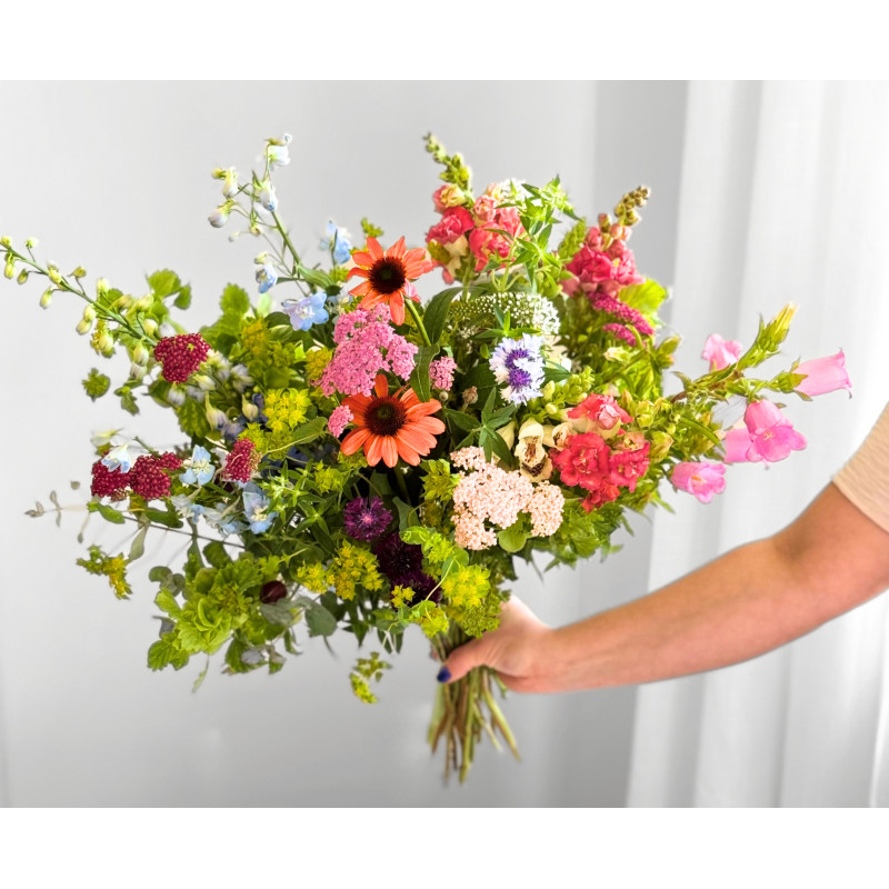 Summer Locally Grown Hand Tied Bouquet - Same Day Delivery