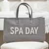 Canvas Tote - Spa Day: Traditional