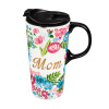 Mom - Ceramic Travel Mug 17oz: Traditional