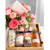 Pretty in Pink : Pretty In Pink Gift Crate with Flowers